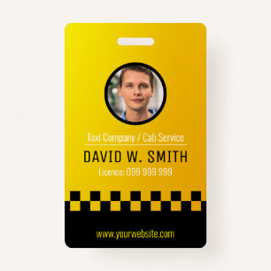 Taxi Driver / Cab Service Badge