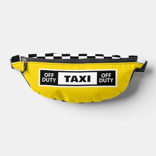 Taxi Driver New York Yellow Cab Fanny Pack