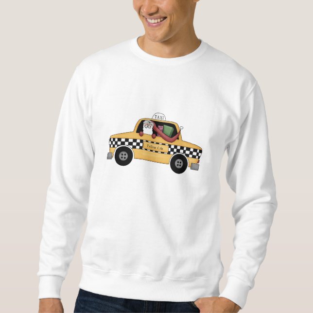 Taxi Driver Santa Sweatshirt (Front)