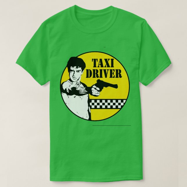 Taxi Driver T-Shirt (Design Front)