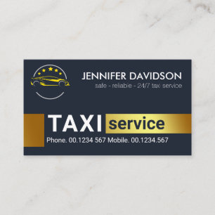 Taxi Driver Transport Business Card