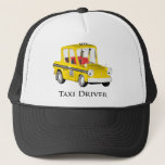 Taxi Driver Trucker Hat at Zazzle