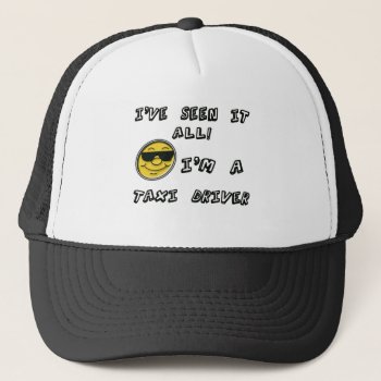 Taxi Driver Trucker Hat by occupationalgifts at Zazzle