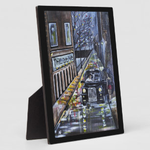 Taxi for Kate Painting by Alfred Fox Plaque