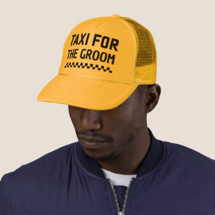Taxi for the Groom Personalized Bachelor Party Hat
