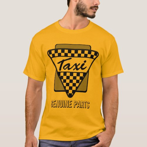 Taxi  Genuine Parts the gold standard T_Shirt