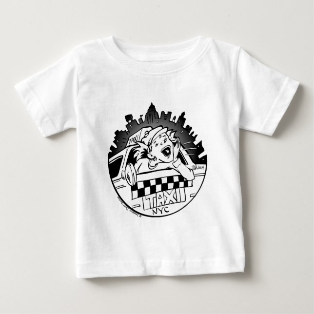 Taxi Girl Baby T-Shirt (Front)
