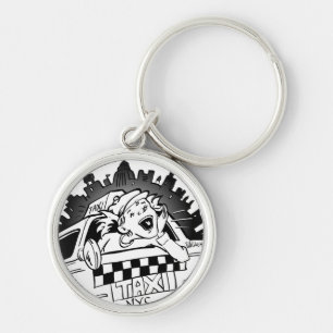 Taxi Girl Keychain
