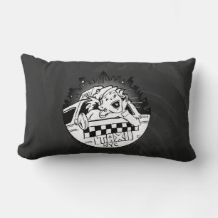 Taxi Girl Lumbar Pillow
