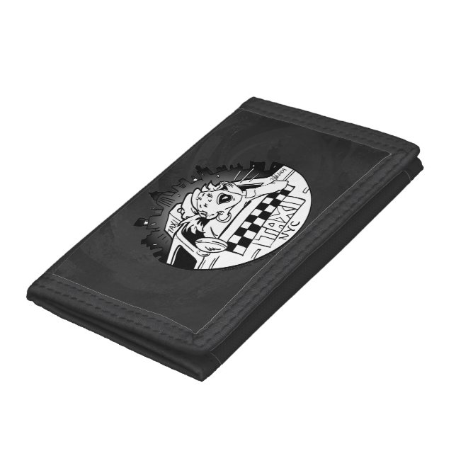 Taxi Girl Trifold Wallet (Bottom)