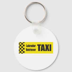 Taxi Labrador Retriever Keychain
