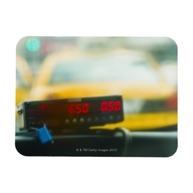 Taxi Meter Magnet (Horizontal)