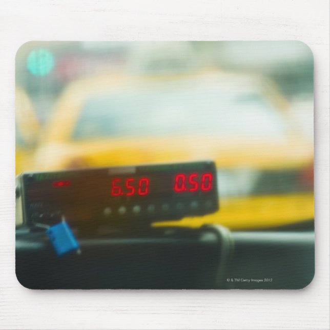 Taxi Meter Mouse Pad (Front)