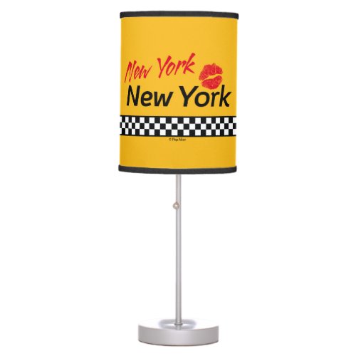 Taxi NY  Red Kiss table lamp