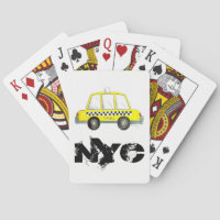 Taxi NYC Yellow New York City Checkered Cab Print