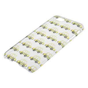 Taxi NYC Yellow New York City Checkered Cab Print iPhone SE/8/7 Case