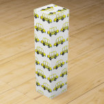 Taxi NYC Yellow New York City Checkered Cab Print Wine Box<br><div class="desc">Design features an original watercolor illustration of a classic yellow New York City checkered taxi cab. Great for anyone who lives in or loves NYC!

Don't see what you're looking for? Need help with customization? Contact Rebecca to have something designed just for you.</div>