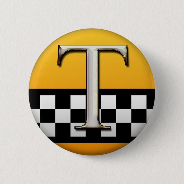 TAXI PINBACK BUTTON (Front)