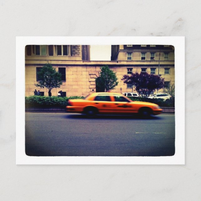 Taxi Postcard (Front)