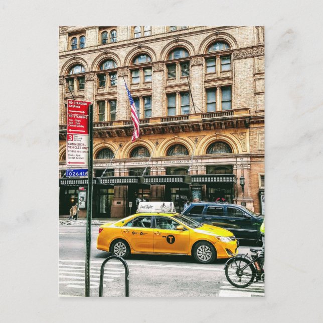 Taxi! Postcard (Front)