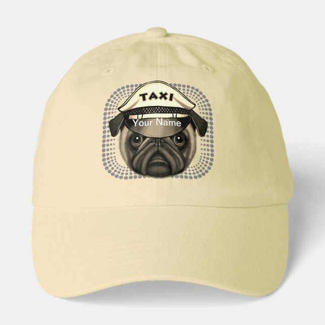 Taxi Pug  Hat (Front)