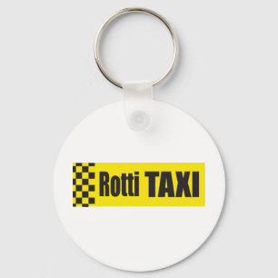 Taxi Rottweiler Keychain