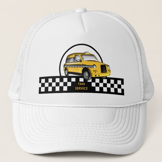 Taxi Service Trucker Hat (Front)