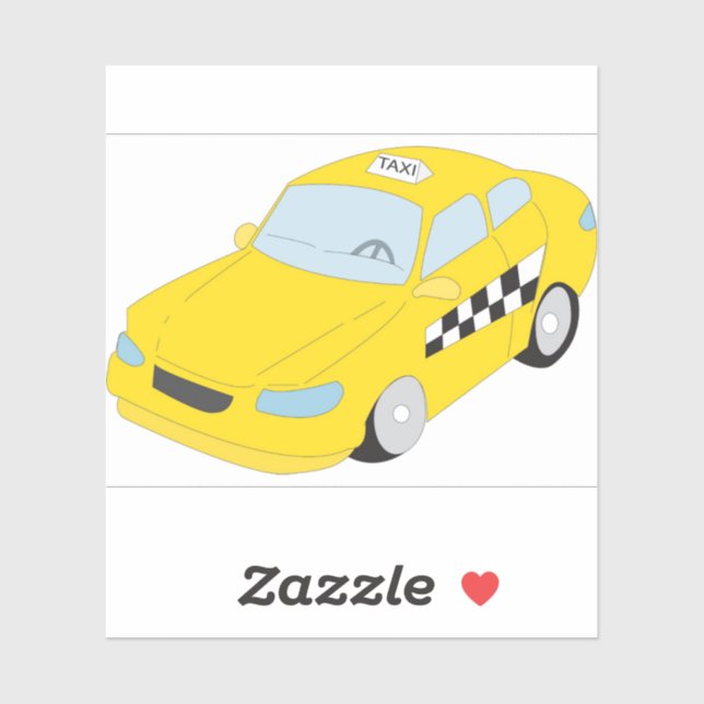 Taxi Sticker (Sheet)