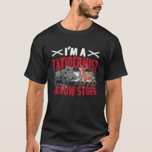 Taxidermist Boar and Deer Taxidermy T-Shirt