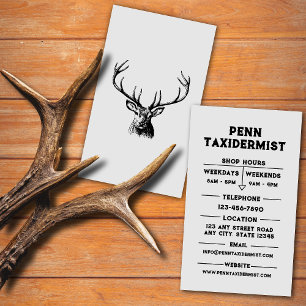 Taxidermist Business Card