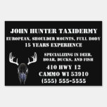 Taxidermy Business Sign at Zazzle