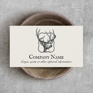 Taxidermy , Deer Hunter Business Card