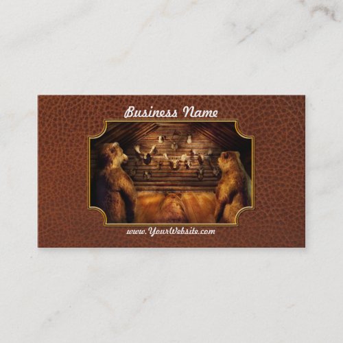Taxidermy - Home of the three bears Business Card
