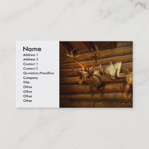 Taxidermy - The hunting lodge  Business Card