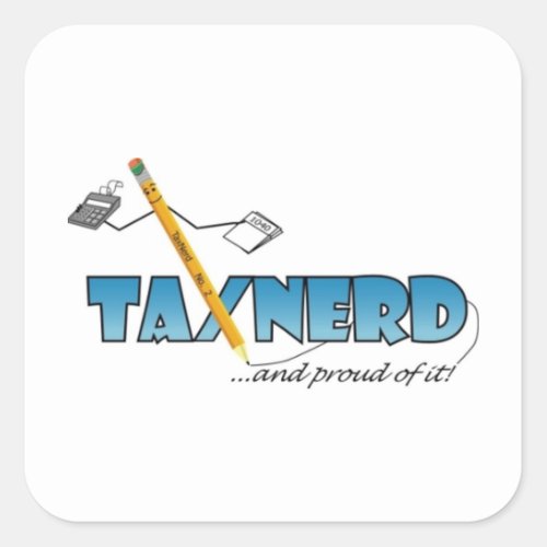 TaxNerd Swag Sticker _ for anything
