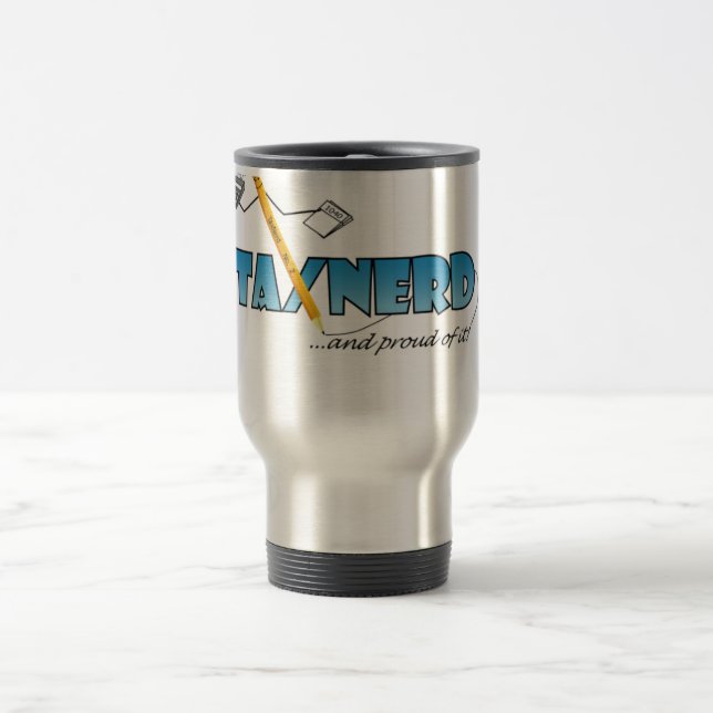TaxNerd Travel Mug (Center)