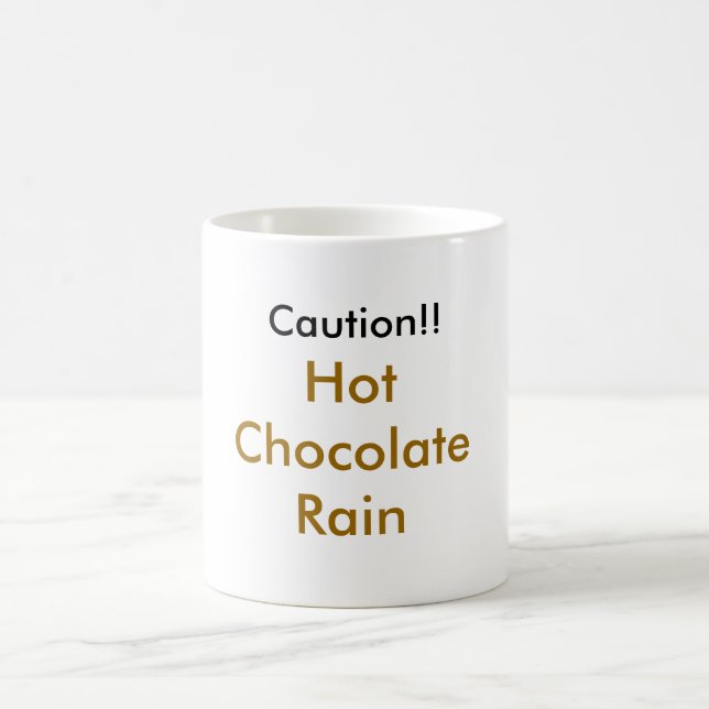 tay zonday Chocolate Rain Coffee Mug (Center)