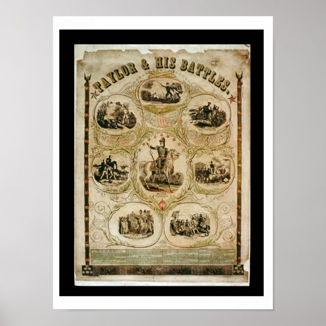 'Taylor And His Army' (litho) Poster (Front)