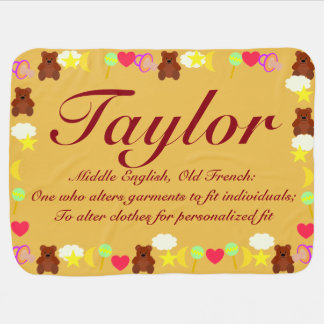 Taylor Baby Blanket Template