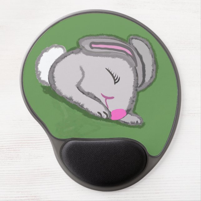 Taylor Bunnie Naps Gel Mouse Pad (Front)