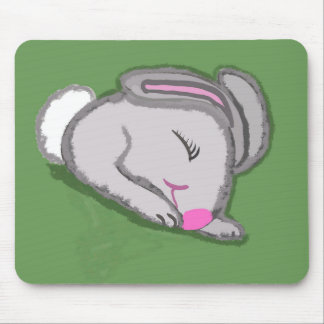 Taylor Bunnie Naps Mouse Pad