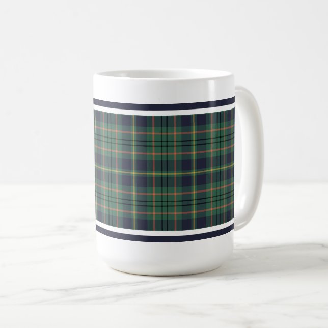 Taylor Clan Tartan Coffee Mug (Front Right)