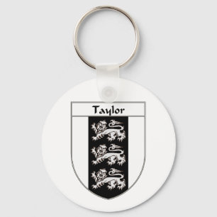 Taylor Coat of Arms/Family Crest Keychain