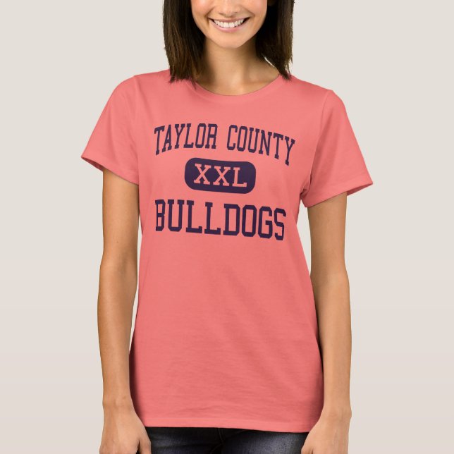 Taylor County - Bulldogs - High - Perry Florida T-Shirt (Front)