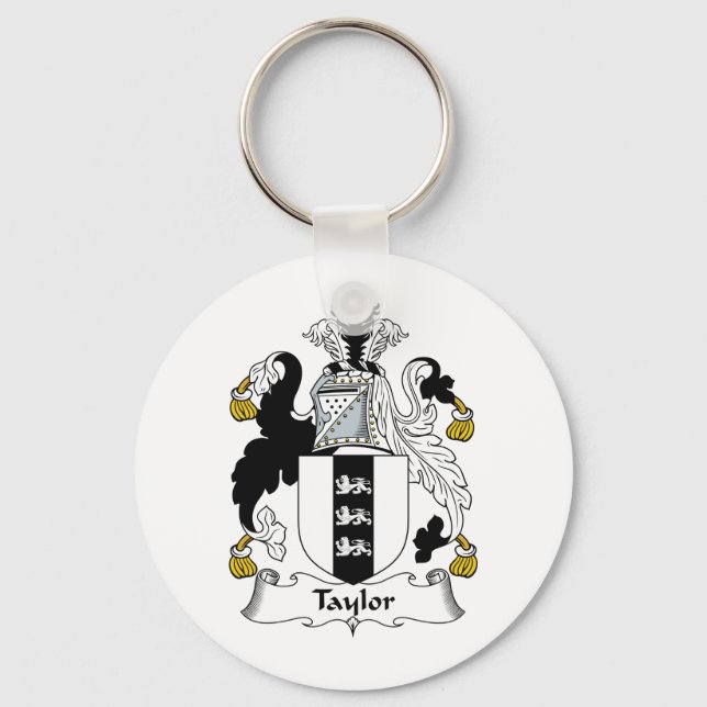 Taylor Family Crest Keychain (Front)