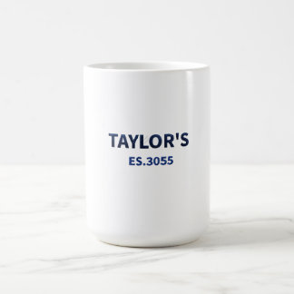 Taylor Family Name – Custom "Est. 2025 Coffee Mug