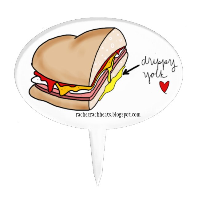 Taylor Ham, Egg, & Cheese Cake/Sandwich toppers (Front)