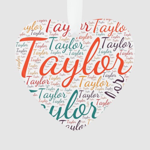 Taylor Ornament