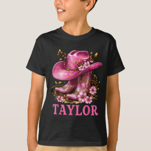 Taylor Outfit Cowgirl Boots Youth Women Teen Girls T-Shirt