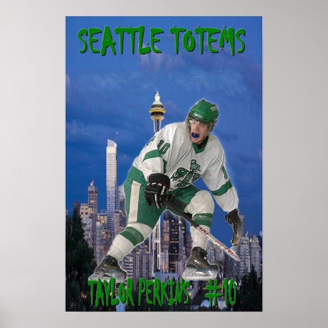Taylor Perkins - Seattle Totems Poster (Front)